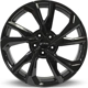 Purchase Top-Quality Nikko Gloss Black Wheel by RTX (16x7 40mm) pa3