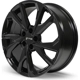 Purchase Top-Quality Nikko Gloss Black Wheel by RTX (16x7 40mm) pa4