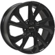 Purchase Top-Quality Nikko Gloss Black Wheel by RTX (17x7.5 42mm) pa1