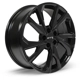 Purchase Top-Quality Nikko Gloss Black Wheel by RTX (17x7.5 42mm) pa2