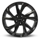 Purchase Top-Quality Nikko Gloss Black Wheel by RTX (17x7.5 42mm) pa3