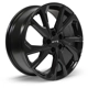 Purchase Top-Quality Nikko Gloss Black Wheel by RTX (18x8 45mm) pa3