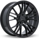 Purchase Top-Quality Vertex Satin Black Wheel by RTX (16x7 35mm) pa3