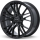 Purchase Top-Quality Vertex Satin Black Wheel by RTX (16x7 35mm) pa4