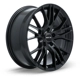 Purchase Top-Quality Vertex Satin Black Wheel by RTX (18x8 38mm) pa2