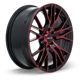 Purchase Top-Quality Vertex Black Machined Red Wheel by RTX (17x7.5 40mm) pa3