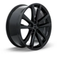 Purchase Top-Quality Whitley Gloss Black Wheel by RTX (19x8.5 38mm) pa3