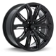 Purchase Top-Quality Black Widow Satin Black Wheel by RTX (16x7 40mm) pa1