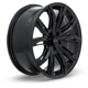 Purchase Top-Quality Black Widow Satin Black Wheel by RTX (17x7.5 38mm) pa1