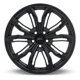 Purchase Top-Quality Black Widow Satin Black Wheel by RTX (17x7.5 38mm) pa3