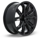 Purchase Top-Quality Black Widow Satin Black Wheel by RTX (19x8.5 35mm) pa3