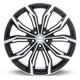 Purchase Top-Quality Black Widow Black Machined Wheel by RTX (16x7 35mm) pa3