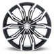 Purchase Top-Quality Black Widow Black Machined Wheel by RTX (16x7 40mm) pa3
