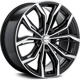 Purchase Top-Quality Black Widow Black Machined Wheel by RTX (18x8 35mm) pa1