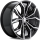 Purchase Top-Quality Black Widow Black Machined Wheel by RTX (18x8 35mm) pa2