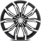 Purchase Top-Quality Black Widow Black Machined Wheel by RTX (18x8 35mm) pa3