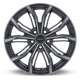 Purchase Top-Quality Black Widow Black Machined Grey Wheel by RTX (18x8 40mm) pa3