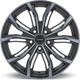 Purchase Top-Quality Black Widow Black Machined Grey Wheel by RTX (18x8 35mm) pa4