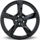 Purchase Top-Quality RS II Gloss Black Wheel by RTX (19x8.5 25mm) pa4