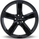 Purchase Top-Quality Lund Satin Black Wheel by RTX (19x8 38mm) pa2
