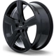 Purchase Top-Quality Lund Satin Black Wheel by RTX (19x8 38mm) pa3