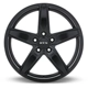 Purchase Top-Quality Frost Satin Black Wheel by RTX (17x7 42mm) pa1