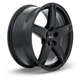 Purchase Top-Quality Frost Satin Black Wheel by RTX (17x7 42mm) pa3