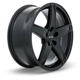 Purchase Top-Quality Frost Satin Black Wheel by RTX (17x7 42mm) pa1
