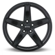 Purchase Top-Quality Frost Satin Black Wheel by RTX (17x7 42mm) pa2