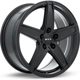 Purchase Top-Quality Frost Satin Black Wheel by RTX (18x8 42mm) pa1