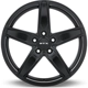 Purchase Top-Quality Frost Satin Black Wheel by RTX (18x8 42mm) pa2