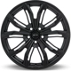 Purchase Top-Quality Black Widow Satin Black Wheel by RTX (17x7.5 42mm) pa3