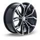 Purchase Top-Quality Black Widow Black Machined Wheel by RTX (17x7.5 42mm) pa3