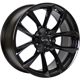 Purchase Top-Quality Spider Gloss Black Wheel by RTX (20x8.5 35mm) pa1