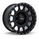 Purchase Top-Quality Baja Satin Black with Milled Rivets Wheel by RTX (18x9 10mm) pa1