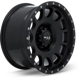 Purchase Top-Quality Baja Satin Black with Milled Rivets Wheel by RTX (18x9 10mm) pa3