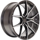 Purchase Top-Quality Slick Black Machined Wheel by RTX (17x7.5 42mm) pa3