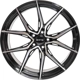 Purchase Top-Quality Slick Black Machined Wheel by RTX (19x8.5 42mm) pa2