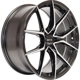 Purchase Top-Quality Slick Black Machined Wheel by RTX (19x8.5 42mm) pa3
