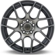 Purchase Top-Quality Envy Black Machined Tinted Bronze Wheel by RTX (17x7.5 38mm) pa1