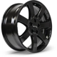 Purchase Top-Quality Nagano Gloss Black Wheel by RTX (17x7.5 45mm) pa3