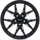 Purchase Top-Quality Slick Gloss Black Wheel by RTX (18x8.5 38mm) pa2