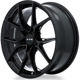 Purchase Top-Quality Slick Gloss Black Wheel by RTX (20x9 38mm) pa2