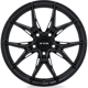 Purchase Top-Quality Slick Gloss Black Wheel by RTX (20x9 38mm) pa3