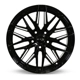 Purchase Top-Quality SW20 Gloss Black Wheel by RTX (18x8.5 45mm) pa3