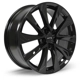 Purchase Top-Quality Noda Gloss Black Wheel by RTX (17x7.5 40mm) pa3