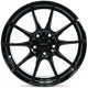 Purchase Top-Quality SL01 Gloss Black Wheel by RTX (18x8 42mm) pa2