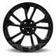 Purchase Top-Quality Asan Gloss Black Wheel by RTX (17x7 40mm) pa2