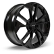 Purchase Top-Quality Asan Gloss Black Wheel by RTX (17x7 40mm) pa3