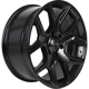 Purchase Top-Quality Dallas Satin Black Wheel by RTX (18x8 18mm) pa3